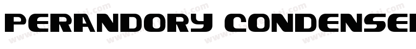 Perandory Condensed字体转换